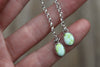 Palomino Variscite Lariat Earrings
