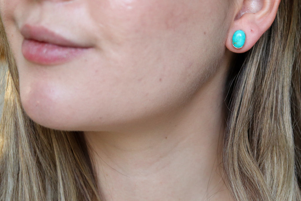 Sonoran Gem Turquoise Stud Earrings 3