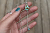Treasure Mountain Turquoise Lariat Necklace (16 inch chain)