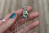 Treasure Mountain Turquoise Lariat Necklace (16 inch chain)