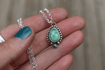 Emerald Valley Turquoise Necklace (18 inch chain)