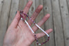 Pink Tourmaline x Pearls Beaded Necklace (16 inches + 2 inch chain extender)