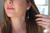 Emerald Valley Turquoise Lariat Earrings