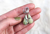 Treasure Mountain Turquoise Lever Back Earrings 2